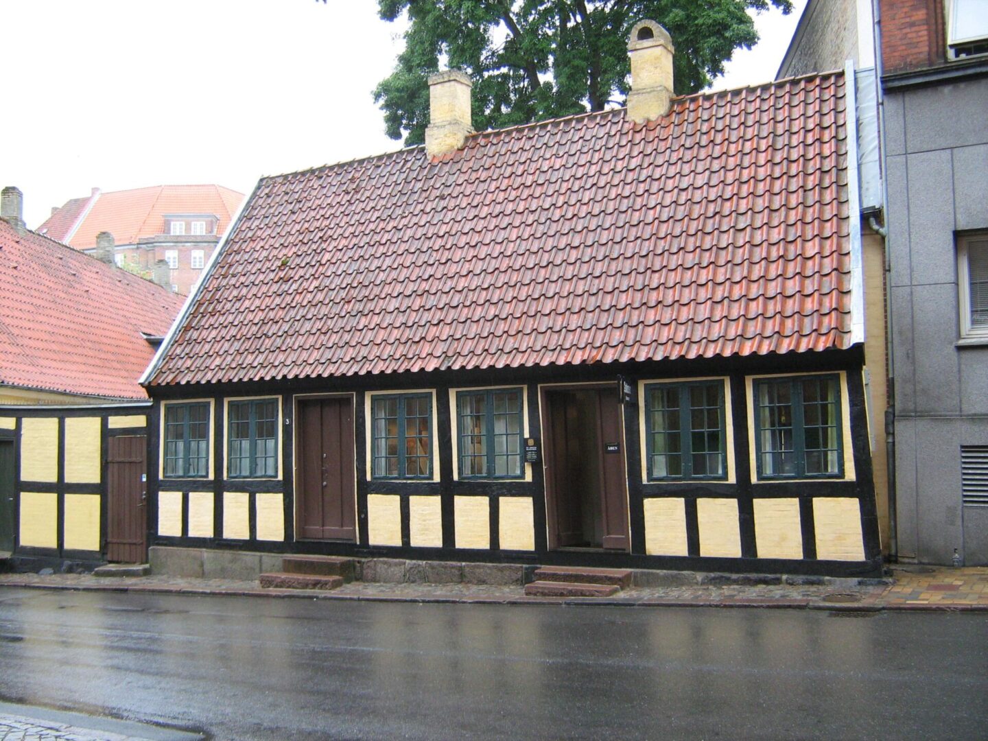 Rodný domek pohádkáře v dánském městě Odense. 