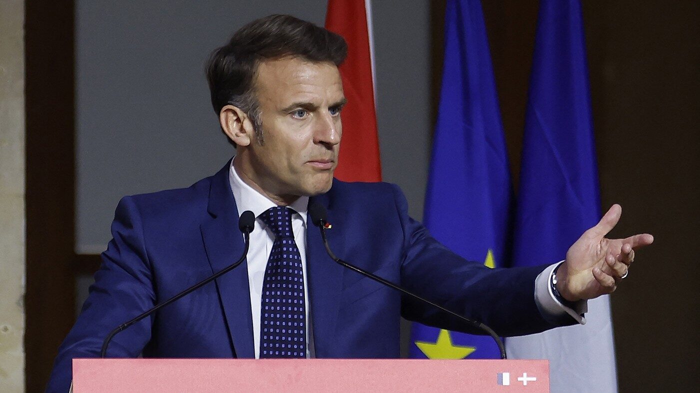Francouzský prezident Emmanuel Macron.