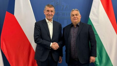 Šéf hnutí ANO Andrej Babiš a maďarský premiér Viktor Orbán