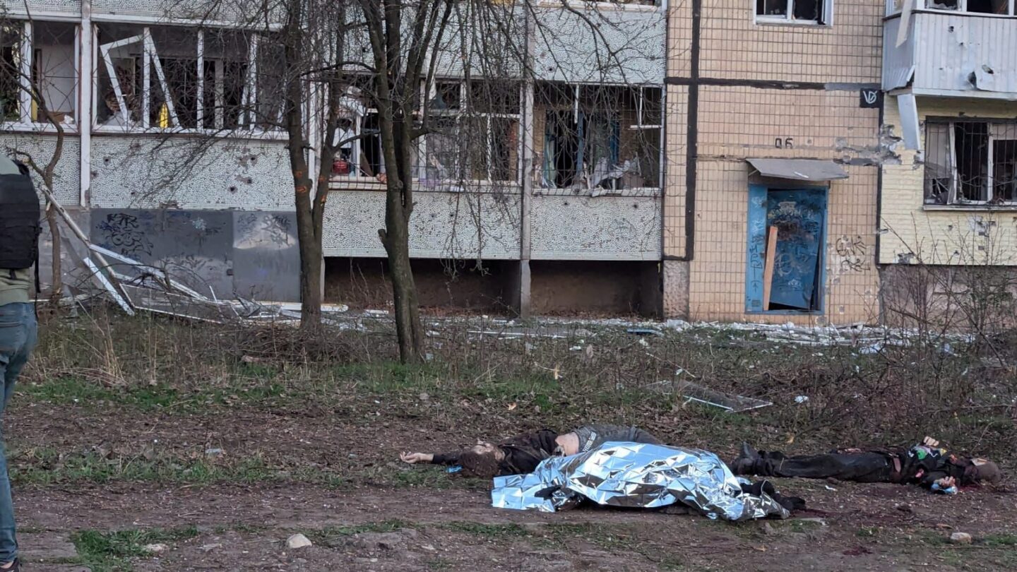 Následky ruského útoku na Kryvyj Rih