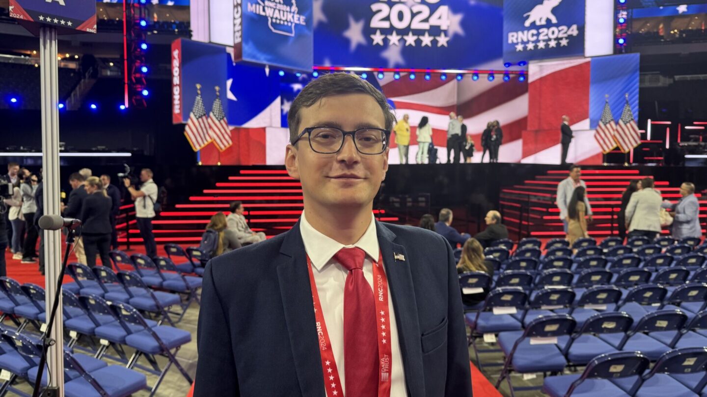 Marek Koten na nominačním sjezdu Republikánské strany v roce 2024