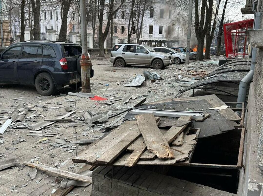 Následky ruského teroristického útoku na Sumy
