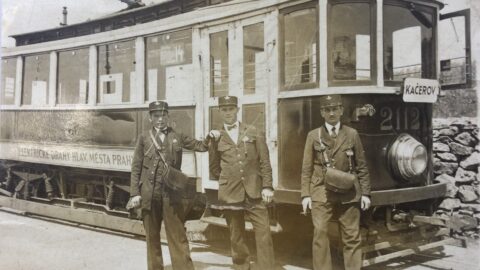 Pražští tramvajáci před válkou