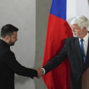 Prezident Petr Pavel přijal ukrajinského prezidenta Volodymyra Zelenského.