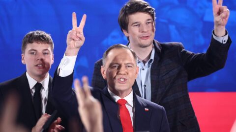 Karol Nawrocki během voleb