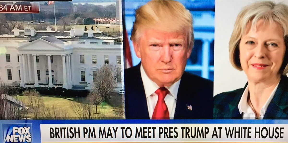 Theresa Mayová navštívila Bílý dům a setkala se s Donaldem Trumpem