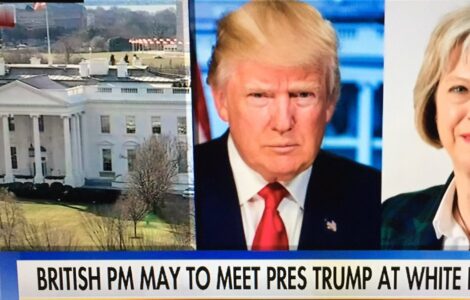 Theresa Mayová navštívila Bílý dům a setkala se s Donaldem Trumpem